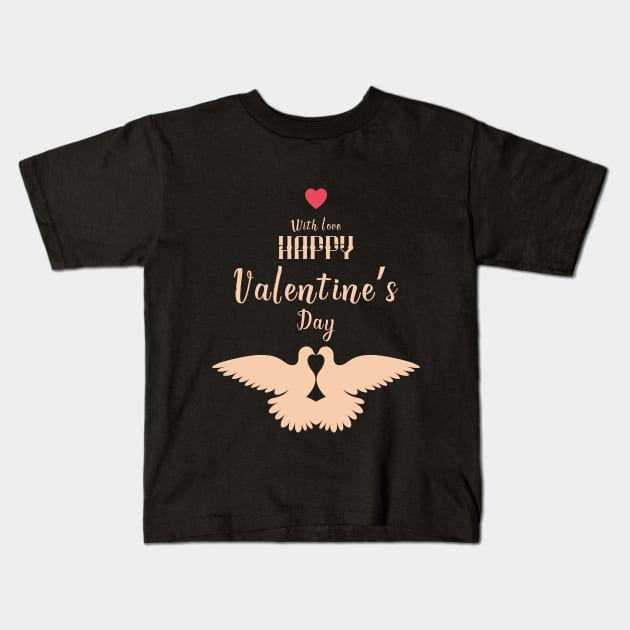 valentine 16 Kids T-Shirt by dangkhoa